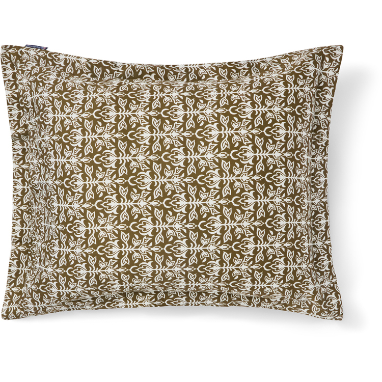 Putetrekk 50x70 Ornament Cotton Sateen Olive/White fra Lexington - Bilde 2
