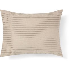 Alternative view of Putetrekk 50x70 Pin Striped Cotton Flannel Beige/Brown fra Lexington