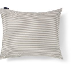 Alternative view of Putetrekk 50x70 Striped Cotton Percale Olive/White fra Lexington