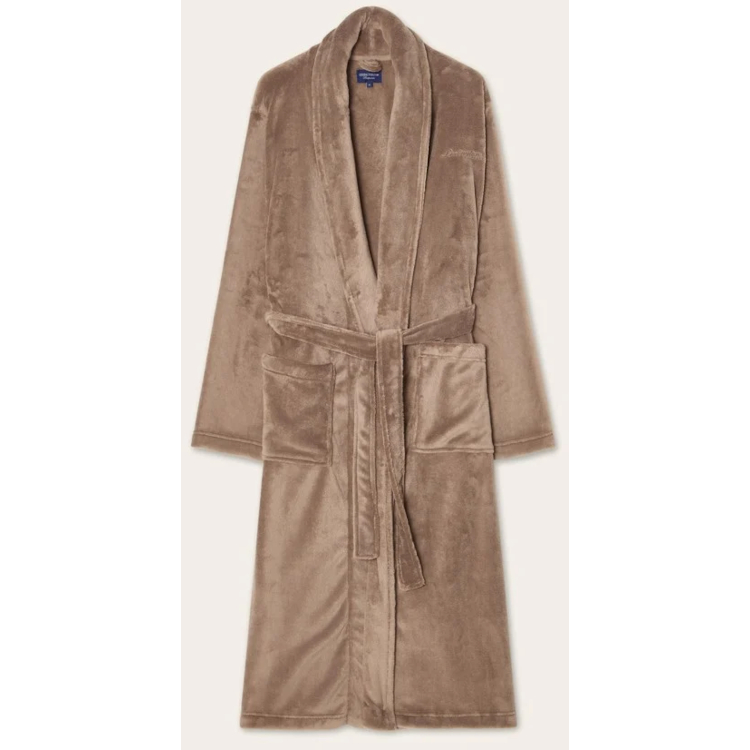 Badekåpe Womens Fleece Beige fra Lexington