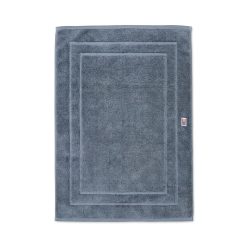 Badematte icons i frotté 50x80 steel blue