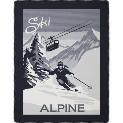 Biederlack pledd Alpine Ski 150x200