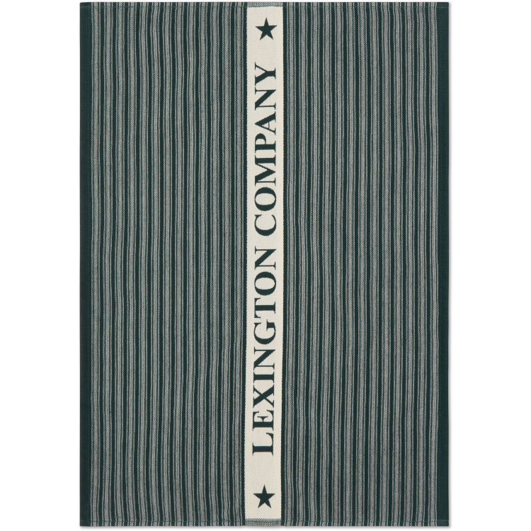 Kjøkkenhåndkle 50x70 lexington org cotton terry green, lt beige