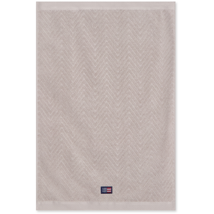Håndkle Herringbone Medium Gray fra Lexington - Bilde 4