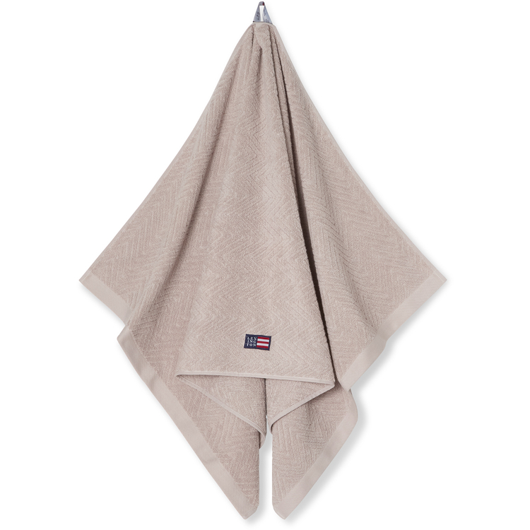 Håndkle Herringbone Medium Gray fra Lexington - Bilde 2