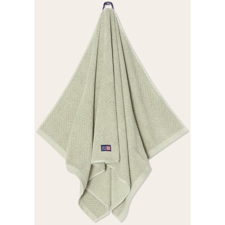 Håndkle Herringbone Vintage Green fra Lexington - Bilde 2