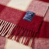 Pledd 130x170 Checked Recycled Wool Red/Lt Beige/Beige fra Lexington - Bilde 3