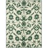 Pledd 130x170 Flower Jacquard Recycled Green/Lt Beige fra Lexington - Bilde 3