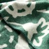 Pledd 130x170 Flower Jacquard Recycled Green/Lt Beige fra Lexington - Bilde 5