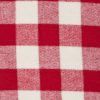 Putetrekk 50x70 Checked Cotton Flanell Rød/Lt Beige fra Lexington - Bilde 2