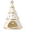 Lykt Christmas Tree Stoneware Hvit/Gull fra Lexington - Bilde 2