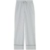 Pysjamas Cotton Pinstripe Green/White fra Lexington - Bilde 3