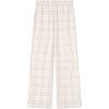 Pysjamas Check Organic Cotton Flanell Beige/White fra Lexington - Bilde 3